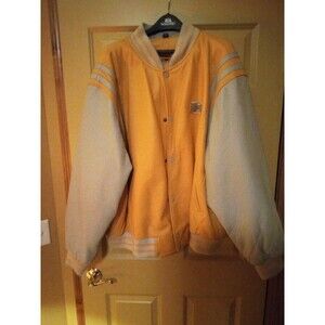 Hummer Like Nothing Else 4XL Yellow Leather Jacket